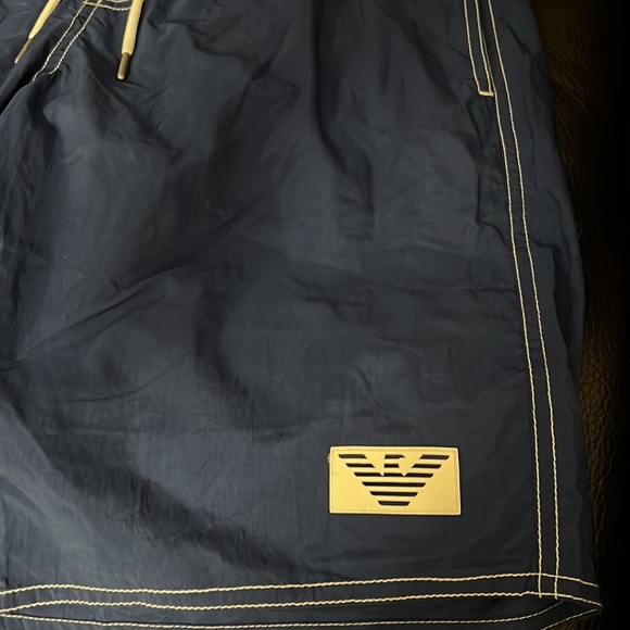Emporio Armani color block swim trunk shorts new - Picture 2 of 5
